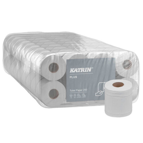 Toilettenpapier Katrin 250 Plus Klopapier 3-lagig 250 Blatt 216 Rollen Softweich