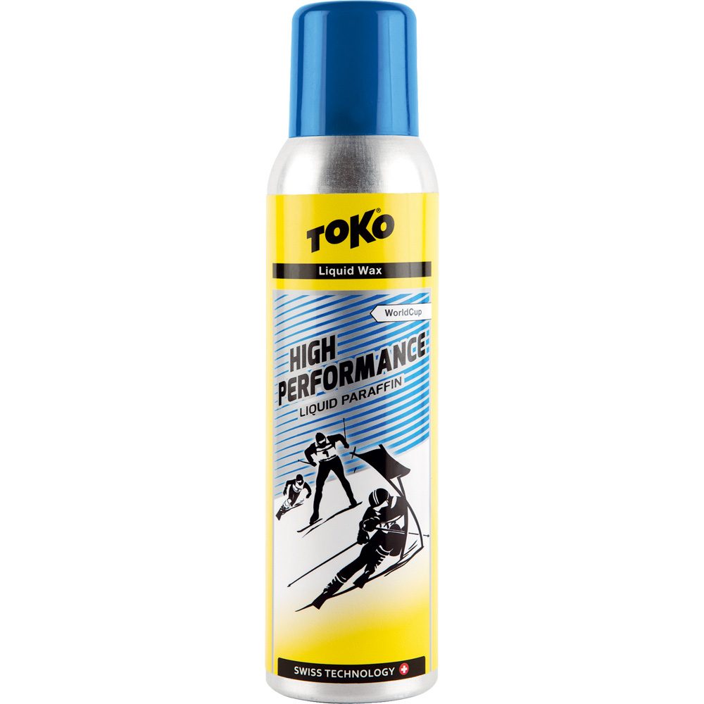 toko - high performance liquid paraffin rennwax 125ml blue blau uomo