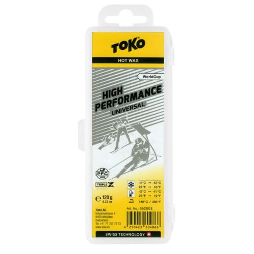 toko skiwachs high performance hot wax universal 120g keine farbe uomo