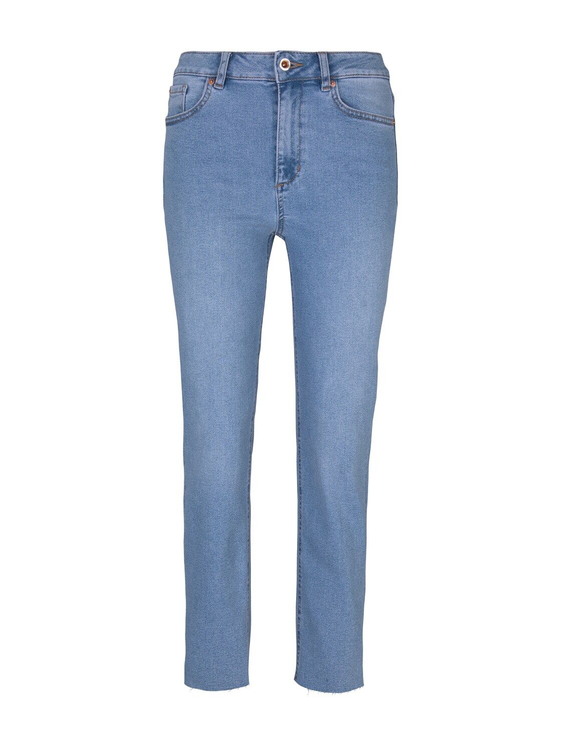 TOM TAILOR MINE TO FIVE Damen Alexa Straight Jeans, braun, Gr.33