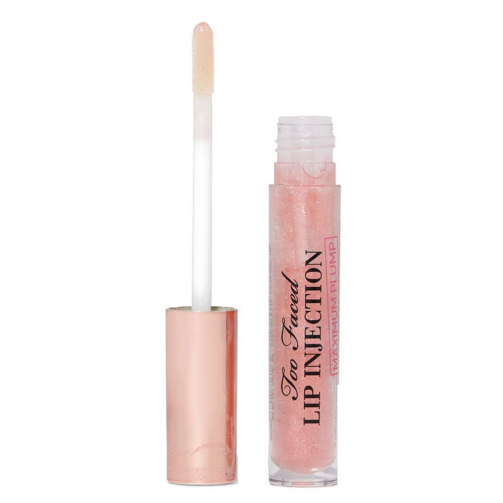 too faced lip injection maximum plump lip plumper cotton candy kisses nude