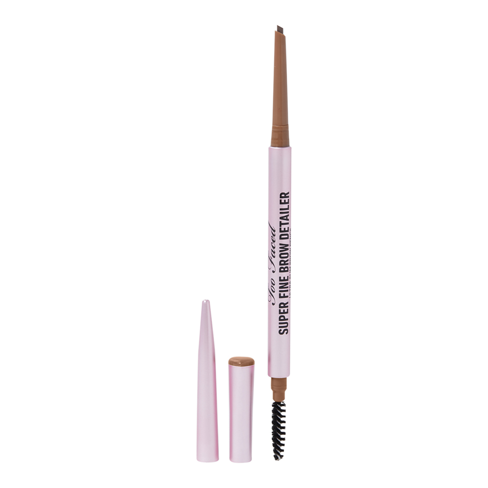 too faced superfine brow detailer ultra slim brow pencil 0.08g (various shades) - soft brown