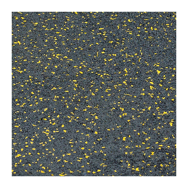 trendy sport bodenmatte rubber interlocking flooring segura 1000 schwarz/gelb 2,0 cm gelb/schwarz