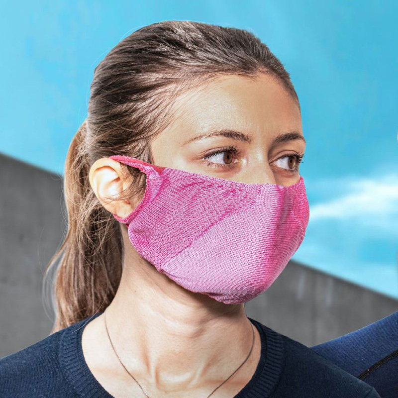 trere social mask sportmaske mund-nasen-bedeckung xs pink