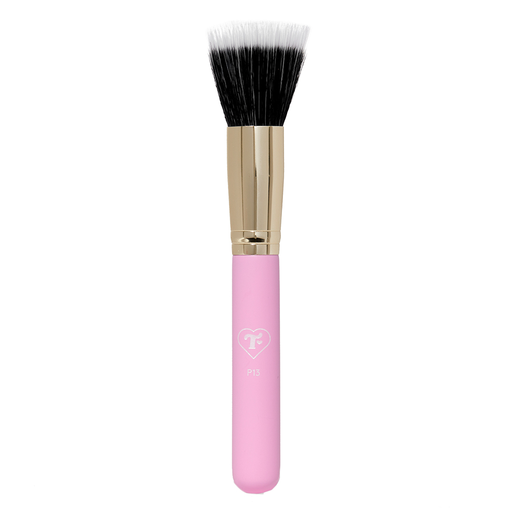 trixie cosmetics p13 stippling brush pink