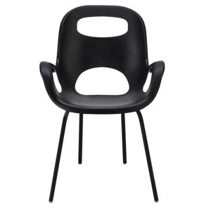Umbra Furniture Oh Stuhl, Sitzgelegenheit, Formschalensitz, Nylon Füße, Schwarz