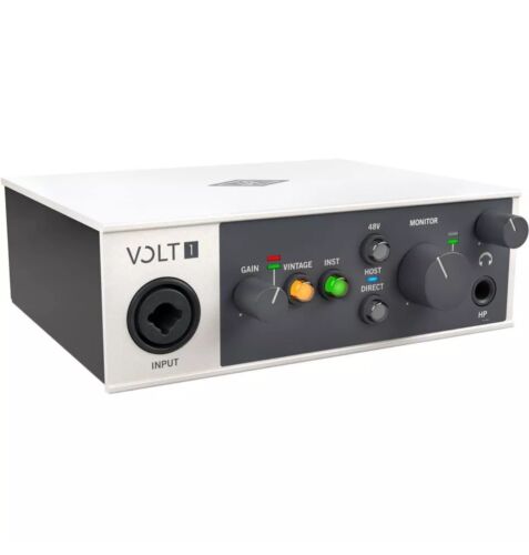 Universal Audio Volt 1 | Usb-c-audio-interface | Midi | Vintage Preamp Mode
