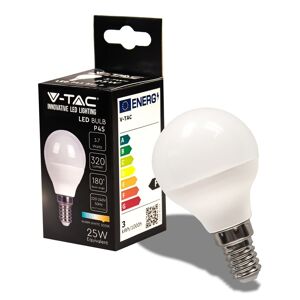 V-tac Vt-1819 3.7w Led Lampe Smd E14 Mini Globus P45 180° Warmweiß 3000k - Sku 214123
