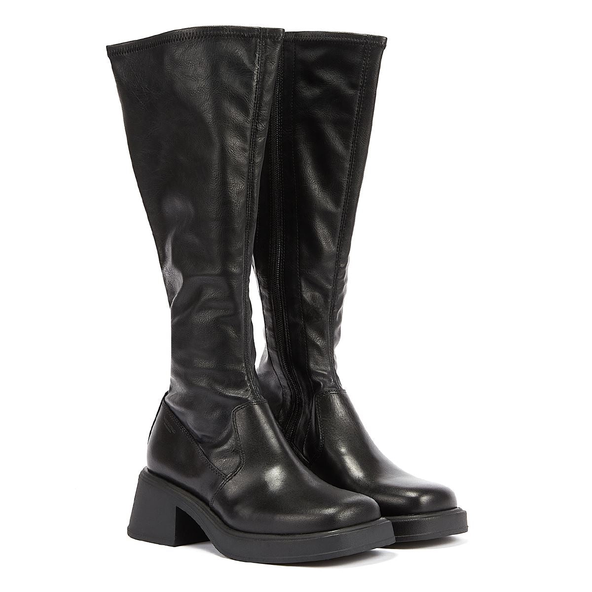 vagabond dorah tall stretch womens boots black