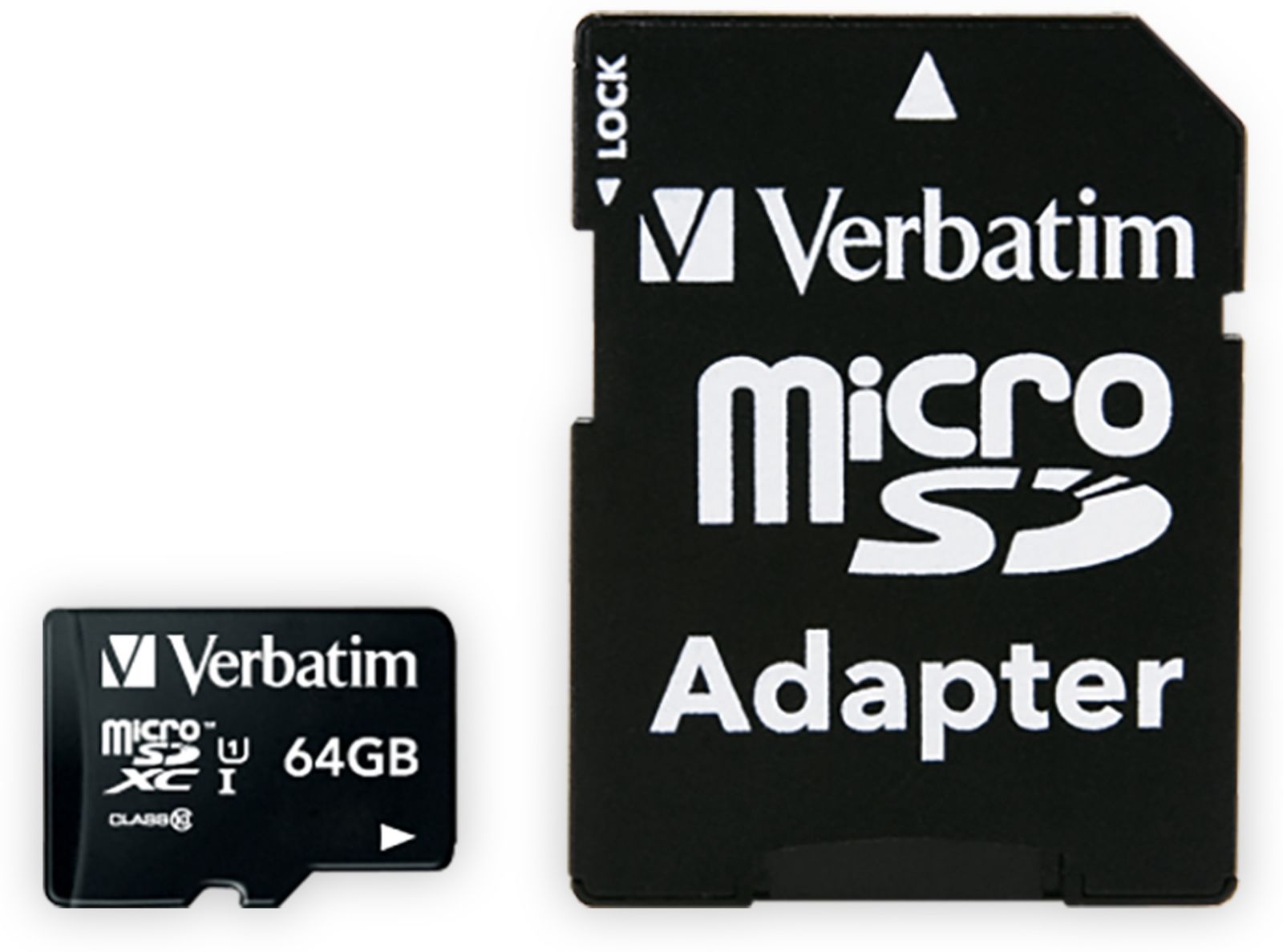 Verbatim 44084 64 Gb Sd Micro (sdxc) Class 10 With Adaptor ~e~