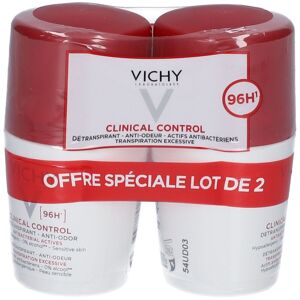 Vichy Deo Roll-on Antitranspirant 96h Doppelpack 2x50 Ml Creme