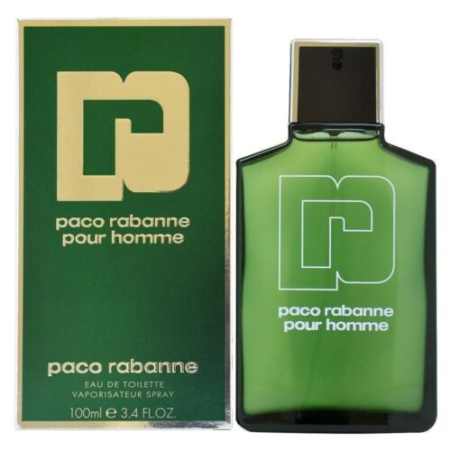 Vintage Paco Rabanne Eau De Toilette Pour Homme 100 Ml Vaporizador Spray