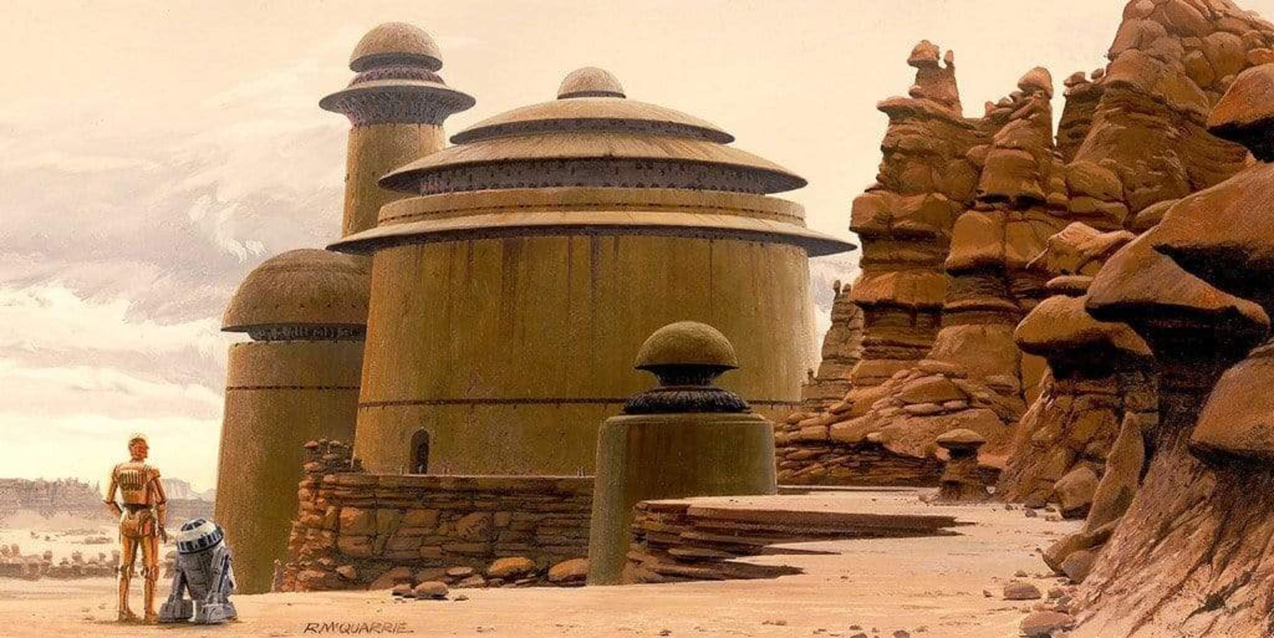Vlies-fototapete Star Wars Jabbas Palace - 500x250 Cm