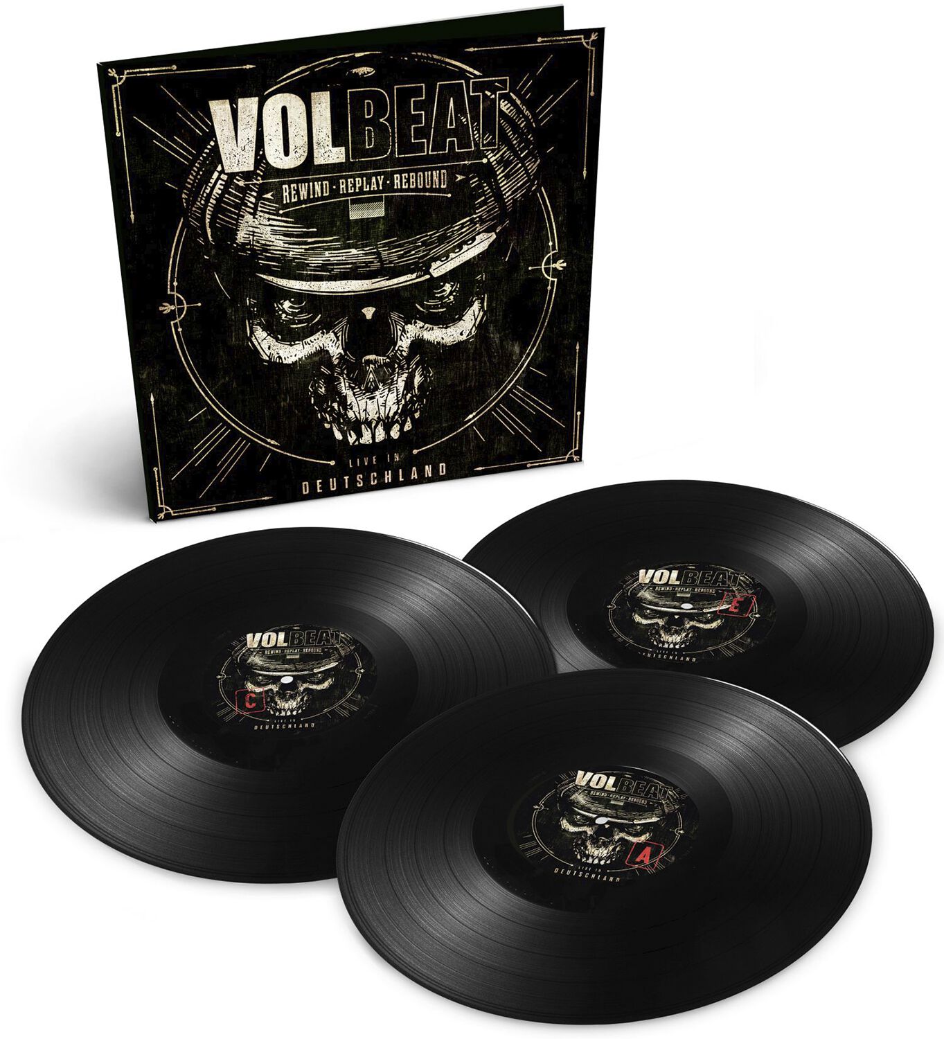 Volbeat Rewind, Replay, Rebound: Live In Deutschland (3lp) (vinyl) (us Import)