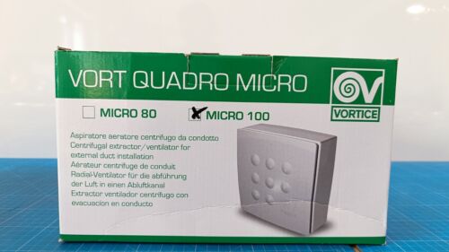 Vortice Radialventilatoren Für Kanal Quadro Micro 100 - Sku 11936