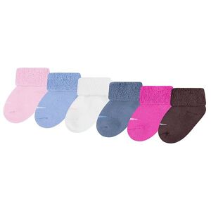 Wandersocken - 6er-pack - Pink Schaumstoff/blau - Nike - 18/23 - Socken