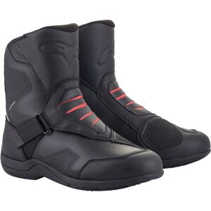 Waterproof Moto Boots Alpinestars Ridge V2, Black/red