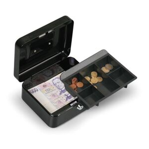 wedo gr.2 - geldkassette - stahl - schwarze pulverbeschichtung