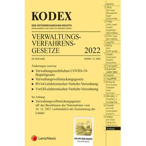 Werner Doralt - Gebraucht Kodex Verwaltungsverfahrensgesetze (avg) 2022 - Inkl. App - Preis Vom 28.04.2024 04:54:08 H