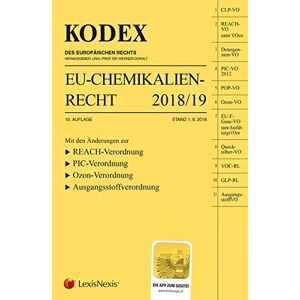 Werner Doralt - Gebraucht Kodex Eu-chemikalienrecht 2018/19 - Preis Vom 14.05.2024 04:49:28 H