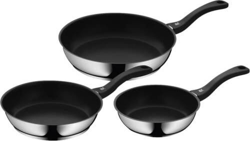 Wmf Devil Frying Pan Set Of 3 24 20 28 Cm Induction With Coating