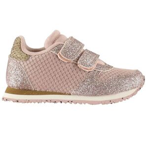 Woden Sneakers - Ydun Glitter Ii Kids - Dry Rose - Woden - 35 - Schuhe