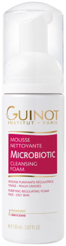 X 2 Mousse Nettoyante Purifiante Guinot Microbiotic Visage Flacon Pompe 150 Ml