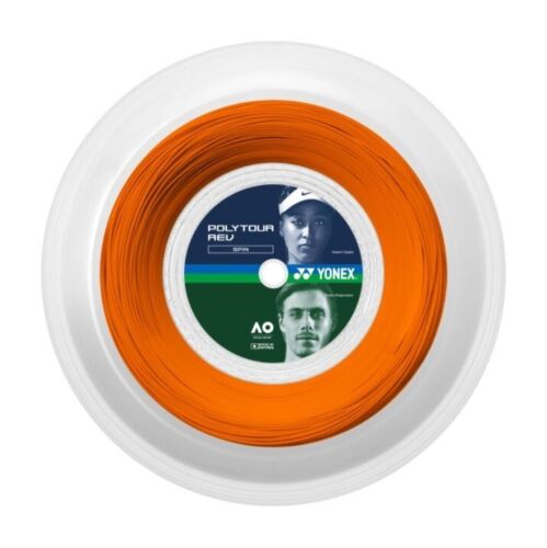 Yonex Poly Tour Rev ( 200m Rolle ) Orange 1,20 Mm (0,97 Eur/m)